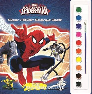 Marvel Ultimate Spider-Man Poster Boyama Kitabım