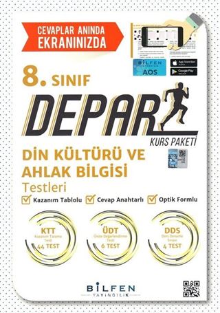 8. Sınıf Depar Din Kültürü ve Ahlak Bilgisi Testleri