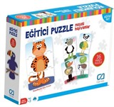 Eğitici Puzzle - Neşeli Hayvanlar (CA.5028)