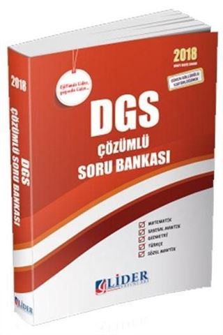 2018 DGS Çözümlü Soru Bankası