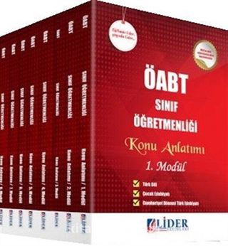 ÖABT Sınıf Öğretmenliği 8'li Modüler Konu Anlatımı Set (8 Kitap)