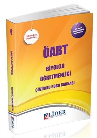 ÖABT Biyoloji Öğretmenliği Çözümlü Soru Bankası