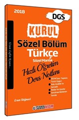 DGS Kurul Sözel Bölüm Türkçe - Sözel Mantık Hızlı Öğretim Ders Notları