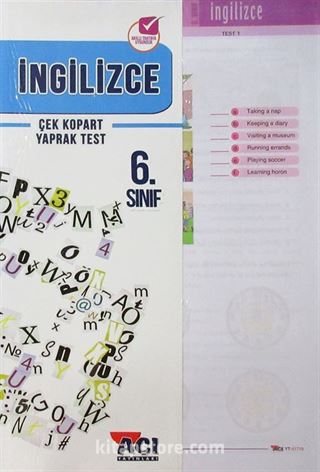 6. Sınıf İngilizce Çek Kopart Yaprak Test