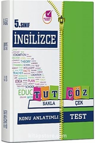 5. Sınıf İngilizce Tut Sakla Çöz Çek Konu Anlatımlı Test