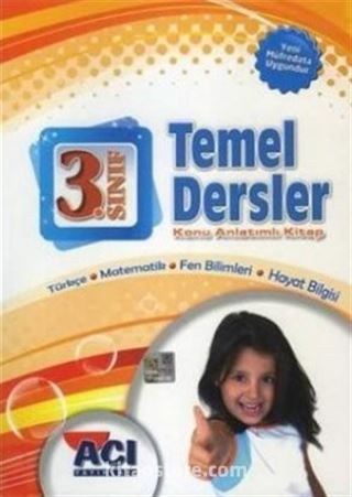 3. Sınıf Temel Dersler Konu Anlatımlı Kitap