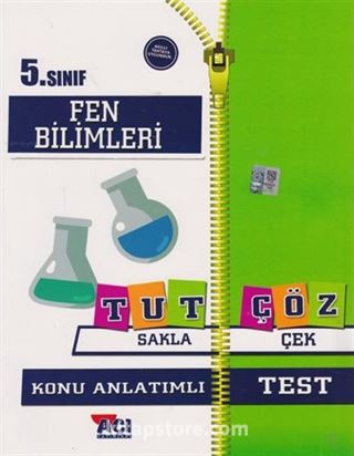 5. Sınıf Fen Bilimleri Tut Sakla Çöz Çek Konu Anlatımlı Test