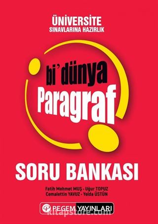 Üniversite Sınavlarına Hazırlık Bi'Dünya Paragraf Soru Bankası