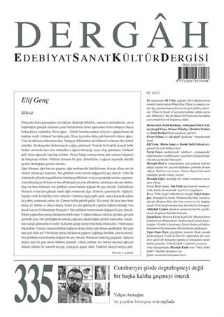 Dergah Edebiyat Sanat Kültür Dergisi Sayı 335 Ocak 2018