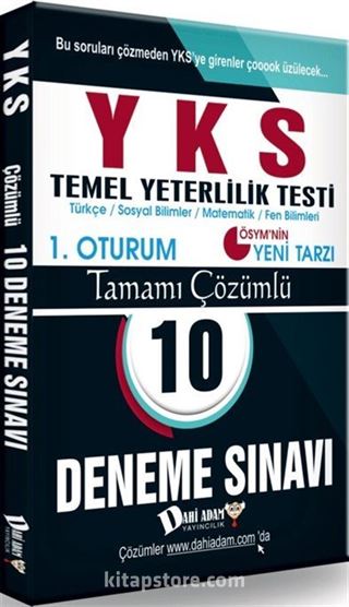 YKS 1. Oturum Tamamı Çözümlü 10 Deneme Sınavı