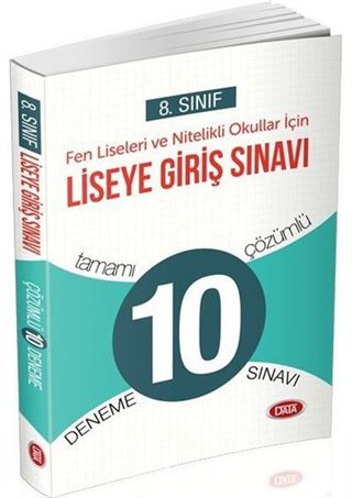 8. Sınıf Liselere Giriş Sınavı Tamamı Çözümlü 10 Deneme Sınavı