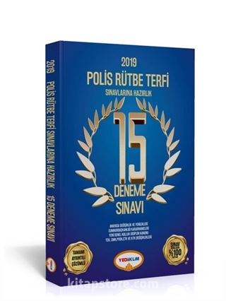 2019 Polis Rütbe Terfi Sınavlarına Hazırlık 15 Deneme