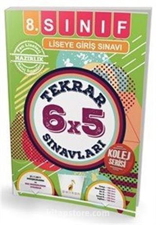 8. Sınıf Liseye Giriş Sınavı 6x5 Tekrar Sınavları Kolej Serisi