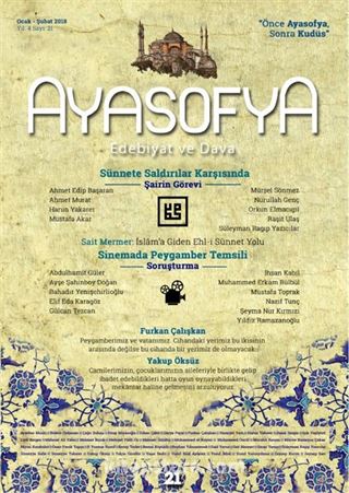 Ayasofya Dergisi Sayı 21 Ocak-ŞUbat 2018