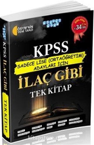 KPSS Sadece Lise (Ortaöğretim) Adayları İçin İlaç Gibi Tek Kitap