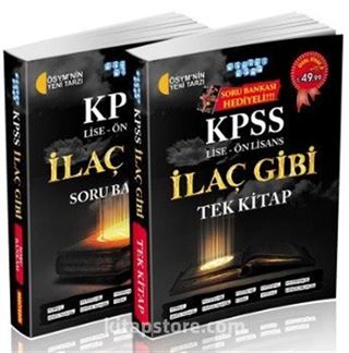 KPSS Lise-Önlisans İlaç Gibi Tek Kitap (Soru Bankası Hediyeli)