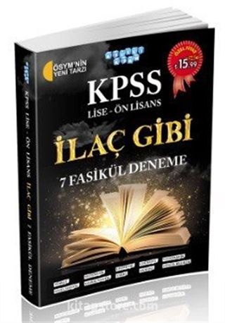 KPSS Lise-Ön Lisans İlaç Gibi 7 Fasikül Deneme