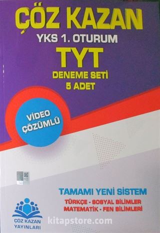 YKS TYT 1. Oturum Deneme Seti 5 Adet