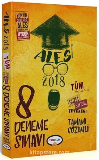 2018 ALES Tamamı Çözümlü 8 Fasikül Deneme