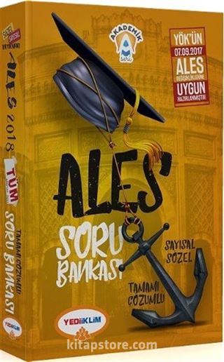 2018 ALES Akademik Seri Sayısal-Sözel Tamamı Çözümlü Soru Bankası