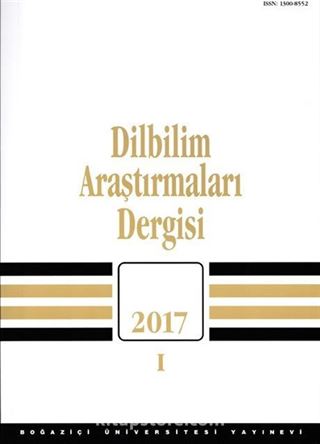 Dilbilim Araştırmaları Dergisi 2017/I