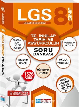 8. Sınıf LGS T.C. İnkılap Tarihi ve Atatürkçülük Soru Bankası