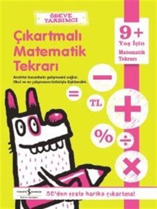 Ödeve Yardımcı Çıkartmalı Matematik Tekrarı (9+ Yaş)