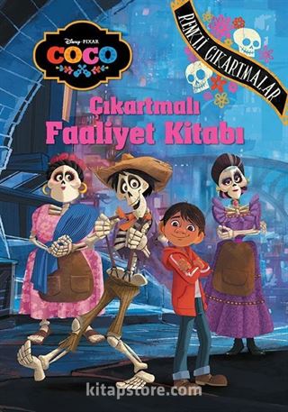 Disney Coco Çıkartmalı Faaliyet Kitabı