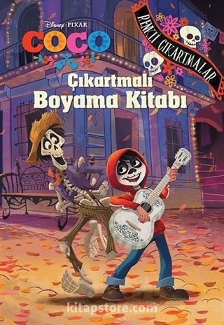 Disney Coco Çıkartmalı Boyama Kitabı