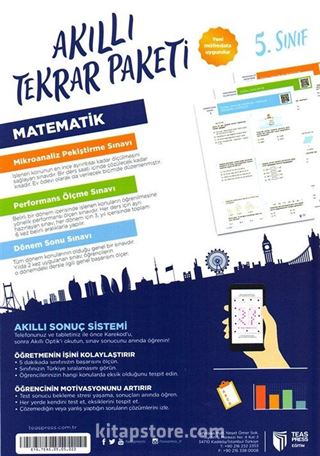 5. Sınıf Matematik Akıllı Tekrar Paketi