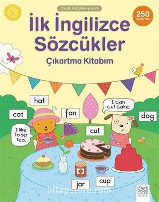 Okula Hazırlanıyorum - İlk İngilizce Sözcükler Çıkartma Kitabım