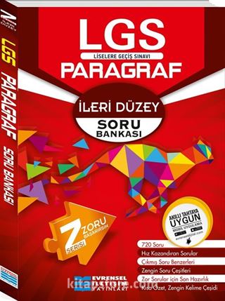 8. Sınıf LGS İleri Düzey Z Serisi Paragraf Soru Bankası