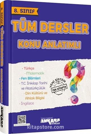 8. Sınıf Tüm Dersler Konu Anlatımlı