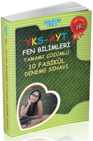 YKS-AYT Fen Bilimleri Tamamı Çözümlü 10 Fasikül Deneme Sınavı