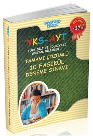 YKS-AYT Türk Dili ve Edebiyatı Sosyal Bilimler 1 Tamamı Çözümlü 10 Fasikül Deneme Sınavı