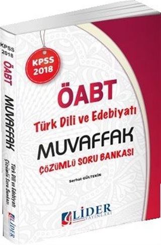 2018 KPSS ÖABT Muvaffak Türk Dili ve Edebiyatı Çözümlü Soru Bankası