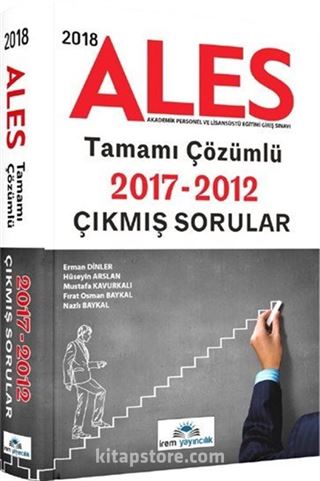 2018 ALES Tamamı Çözümlü 2017-2012 Çıkmış Sorular