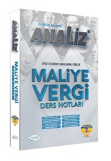 2018 Analiz Maliye Vergi Ders Notları