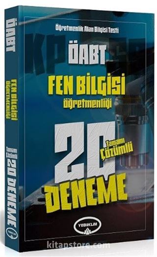 ÖABT Fen Bilgisi Öğretmenliği Tamamı Çözümlü 20 Deneme