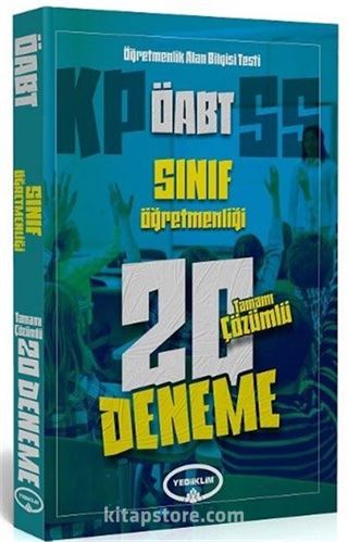 ÖABT Sınıf Öğretmenliği Tamamı Çözümlü 20 Deneme