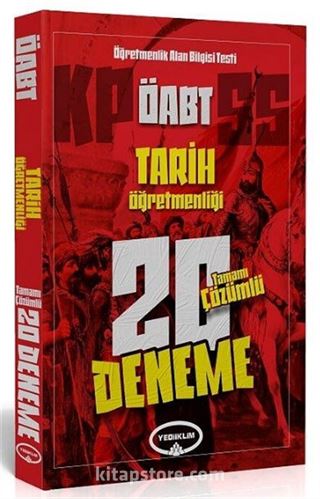 ÖABT Tarih Öğretmenliği Tamamı Çözümlü 20 Deneme