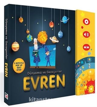 Dünyamız ve Gezegenler Evren (3 Boyutlu Pop-Up Sesli Elektronik Kitap)