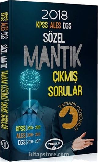 2018 KPSS ALES DGS Sözel Mantık Tamamı Çözümlü Çıkmış Sorular