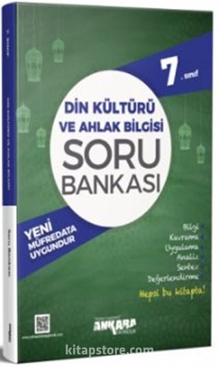 7. Sınıf Din Kültürü ve Ahlak Bilgisi Soru Bankası