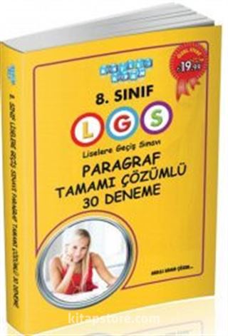 8. Sınıf LGS Liselere Geçiş Sınavı Paragraf Tamamı Çözümlü 30 Deneme