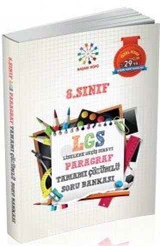 8. Sınıf LGS Liselere Geçiş Sınavı Paragraf Tamamı Çözümlü Soru Bankası