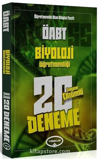 ÖABT Biyoloji Öğretmenliği Tamamı Çözümlü 20 Deneme