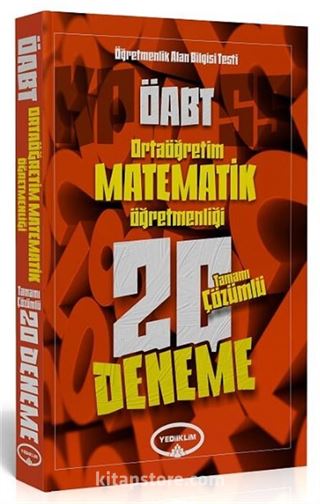 ÖABT Orta Matematik Öğretmenliği Tamamı Çözümlü 20 Deneme