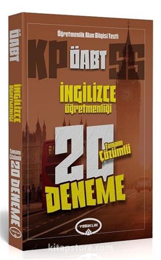 ÖABT İngilizce Öğretmenliği Tamamı Çözümlü 20 Deneme