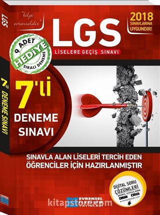 8. Sınıf LGS 7'li Video Çözümlü Deneme Sınavları